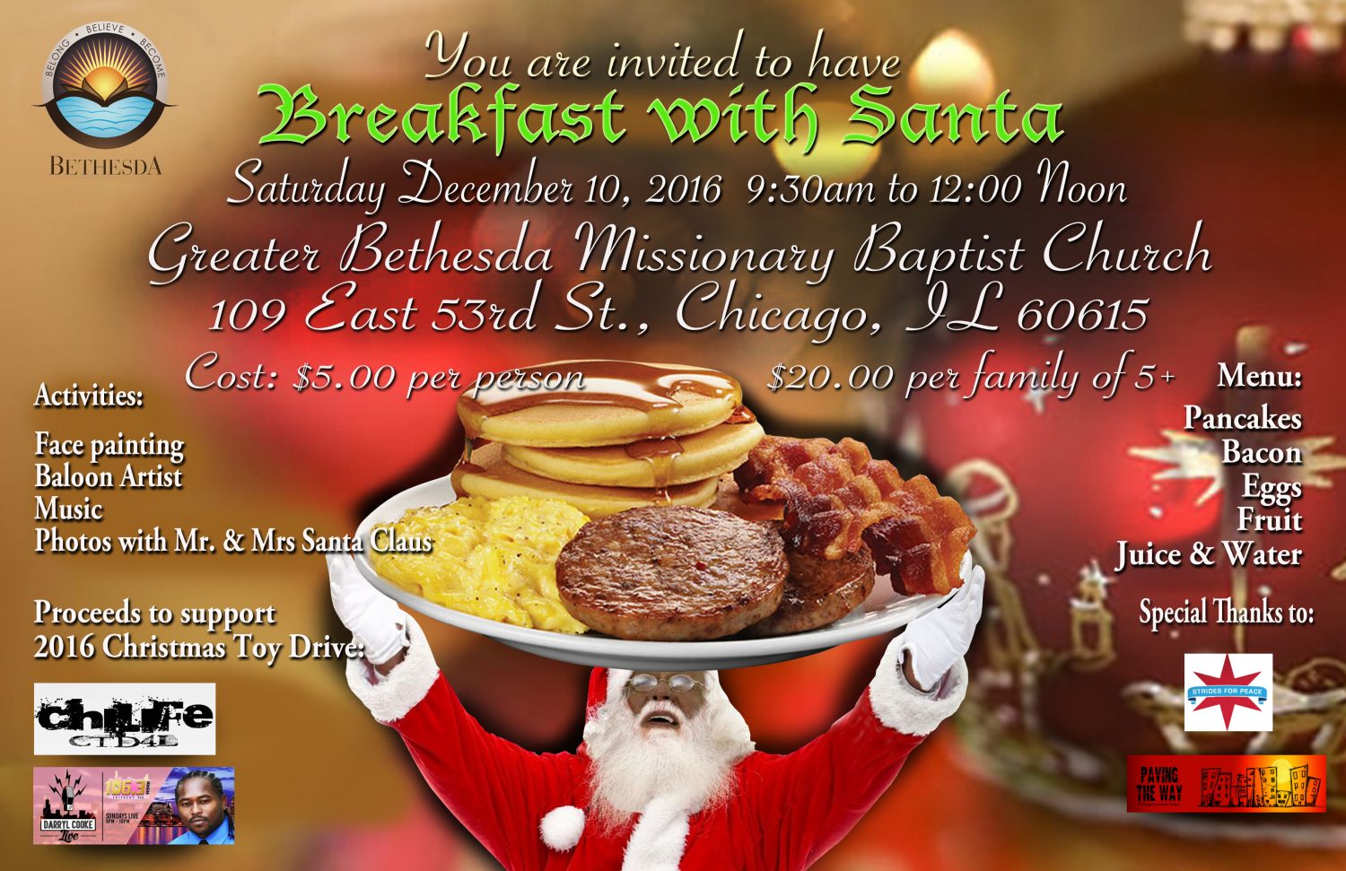 Paving the Way - Breakfast with Santa